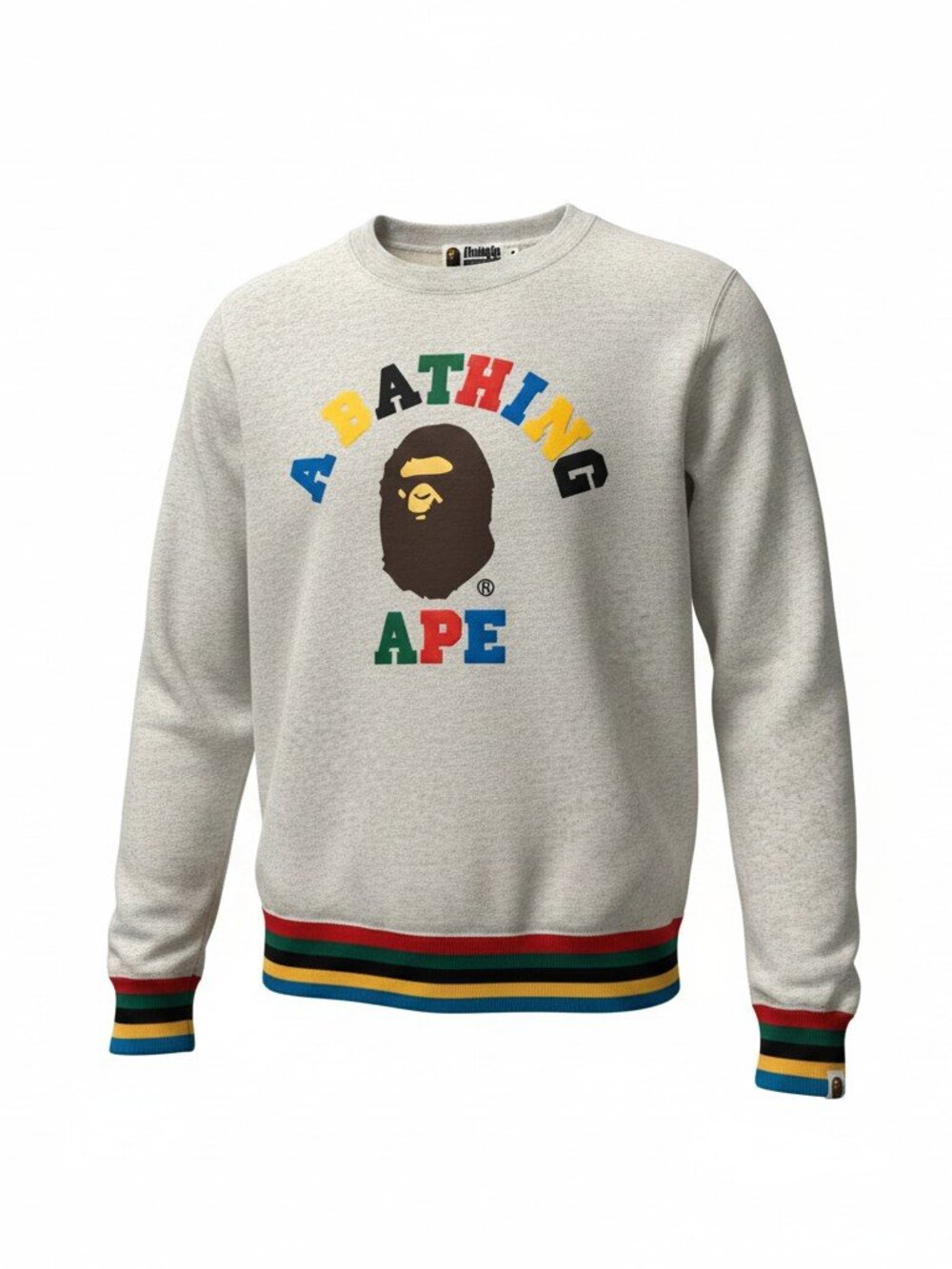 DOPE MEN'S BAPE COLLEGE SWEATER